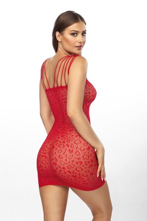 red net dress AA052316 by Anais Apparel Luxury Lingerie