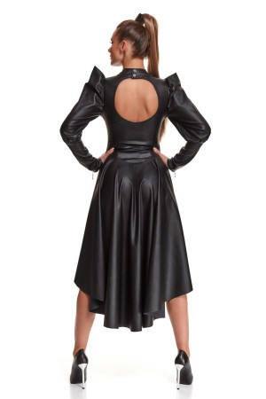 black mini dress BRCata001 by Demoniq Black Rose 2.0 Collection