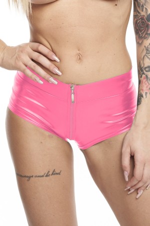pink wetlook Shorts SH032 von 7-Heaven