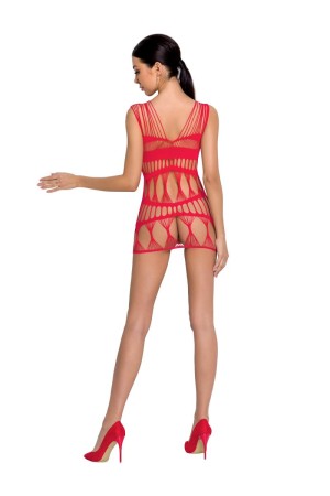 red mesh mini dress BS089 by Passion