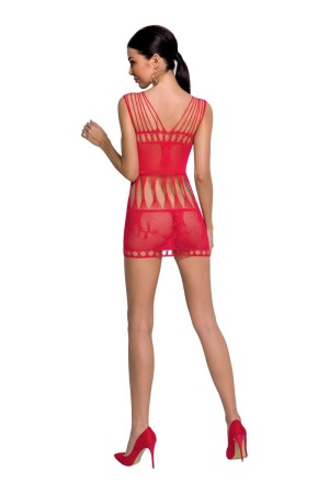 red mesh mini dress BS090 by Passion