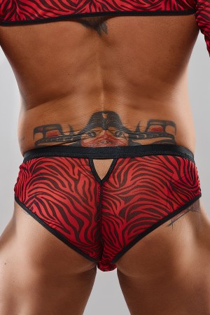 mesh brief RESamuel001 black/red by RFP Razor’s Edge Collection