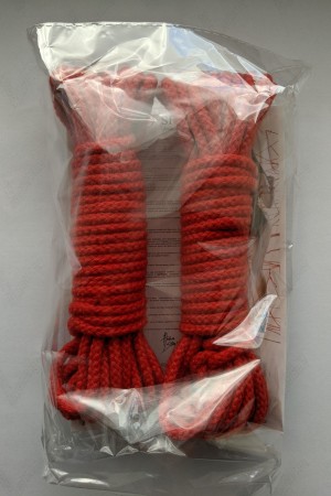 2 x 8 meter red bondage rope by Demoniq