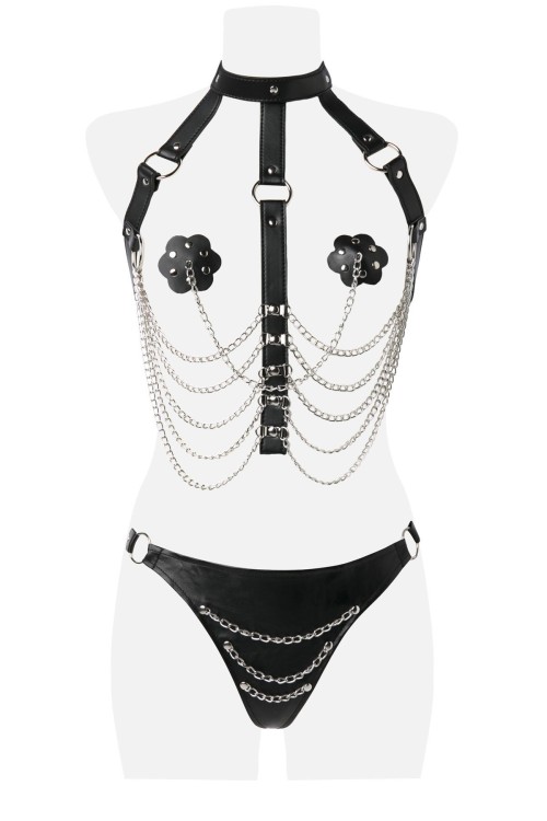 3-piece chain harness set 14503 - XS-XL
