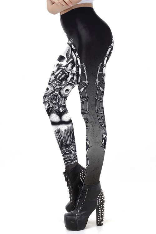 Skull Leggings 90511 - M