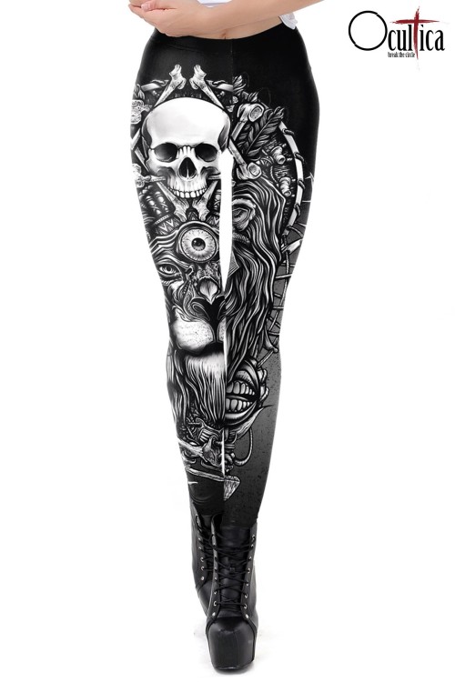 Skull Leggings 90511 - 2XL