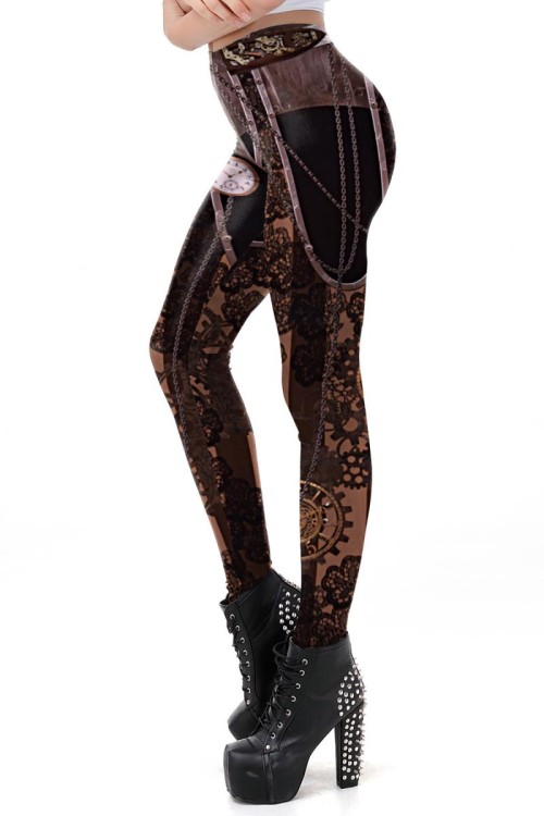 Steampunk Leggings 90515 - L