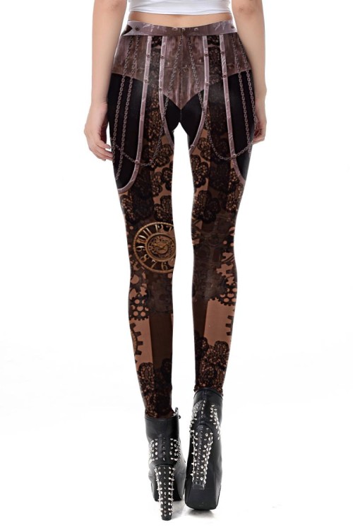 Steampunk Leggings 90515 - L