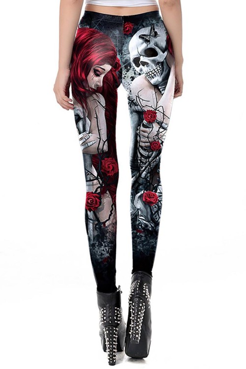 Skull Leggings 90516 - 2XL