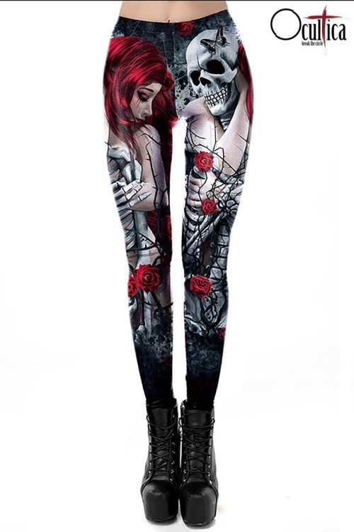 Skull Leggings 90516 - M