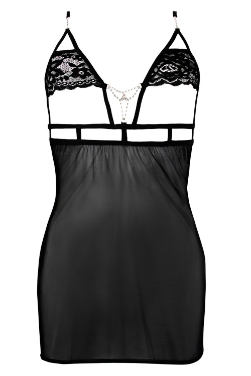 black Chemise Claea - XL