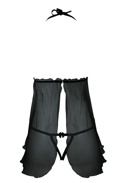 schwarzes Chemise Lilith - L