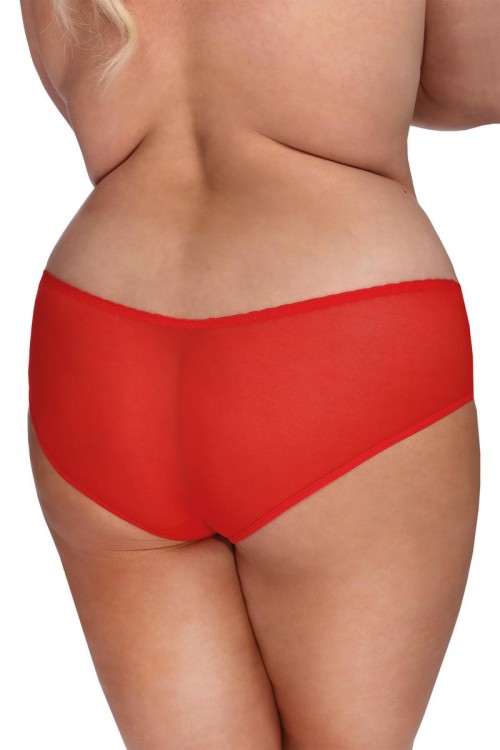 roter Knickers mit Spitze AA052955 - XL/2XL