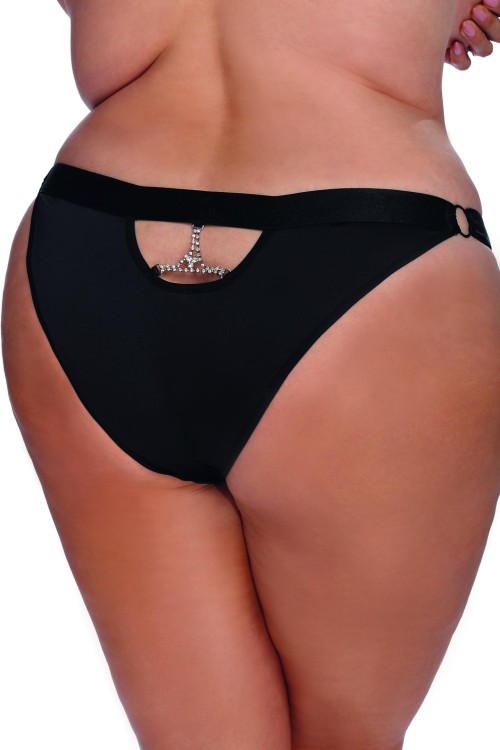 black Knickers with lace AA053643 - XL/2XL