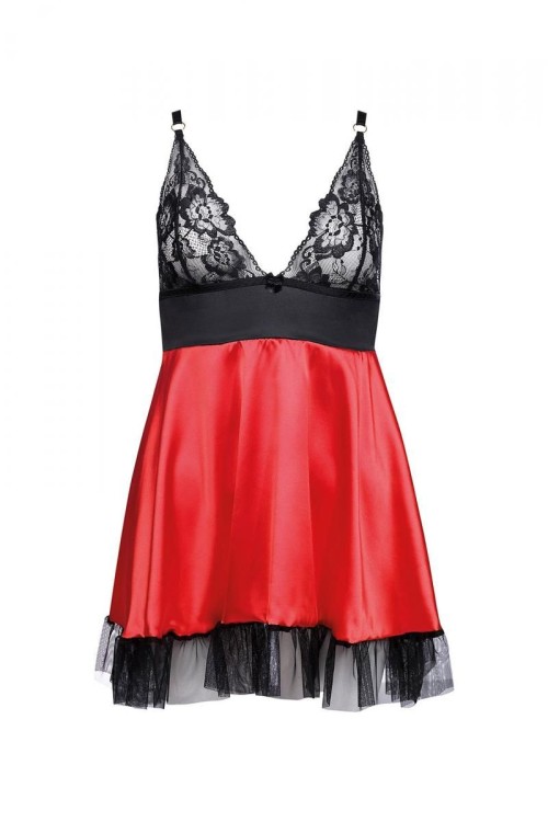 schwarz/rotes Chemise AA052280 - 2XL/3XL