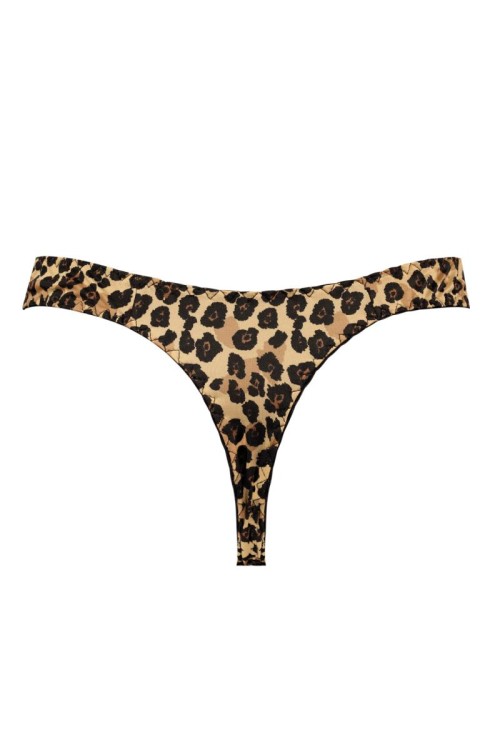 Herren String 052815 Leopard - L