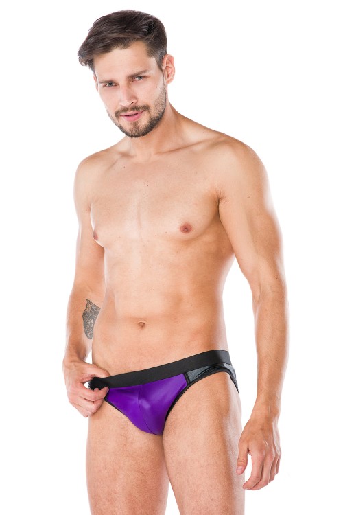 black/purple brief MC/9065 L/XL