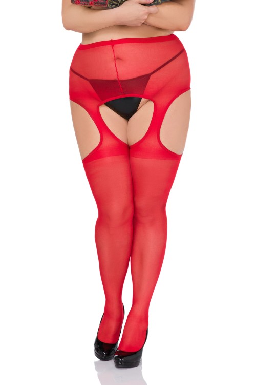 red ouvert tights STP/02/5 - 5