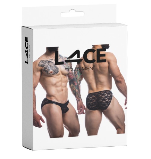 schwarzer Bikini Bulge Slip L4CE01 - L