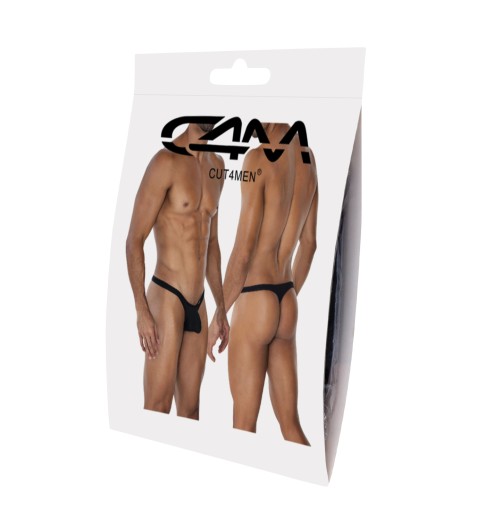 schwarzer Low Rise Bulge String C4MSPXBUL02 - S