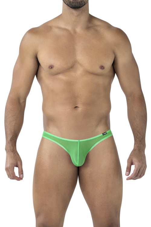 green Low Rise Bulge Brief Mesh C4MSPXBUL01 GLOW - S
