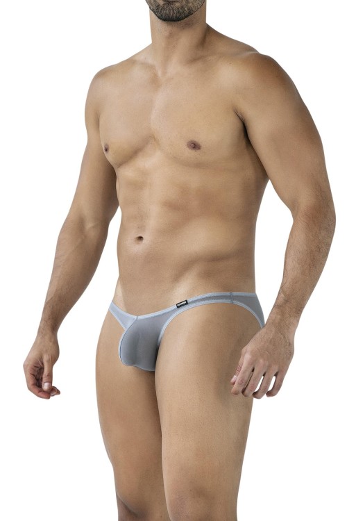 Grey Low Rise Bulge Brief Mesh C4MSPXBUL01 - M