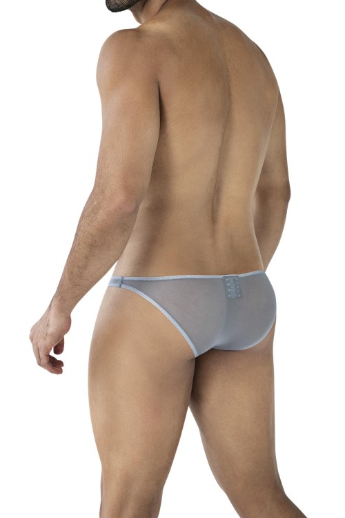 Grey Low Rise Bulge Brief Mesh C4MSPXBUL01 - M