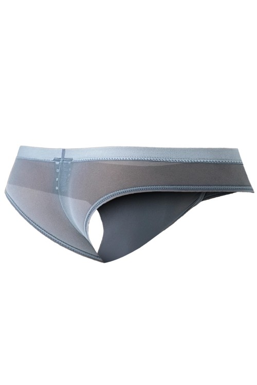 grauer Hybrid Cheeky Brief Netz C4MSPX22 - S
