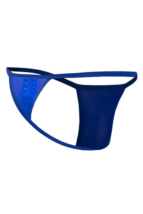 Electric Blue Mini Tanga Kini Mesh C4MSPX17 - L
