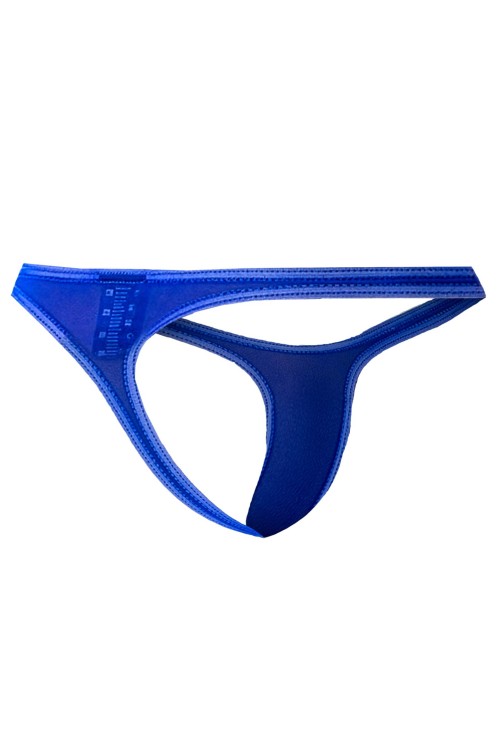 electric blue Micro Thong Mesh C4MSPX11 - XL