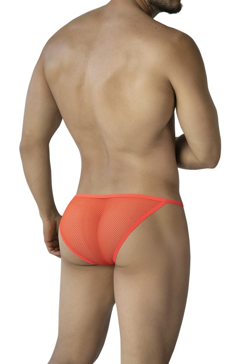 Orange Fluo Mesh Mini Brief C4MMSH18 - S