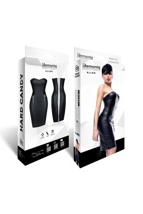 schwarzes Kleid Ellen - XL