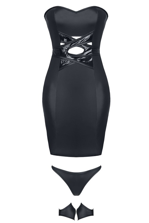 black mini dress Heidi - XL