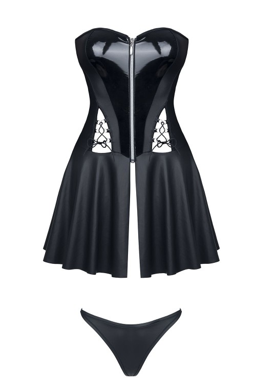 black mini dress Rita - L