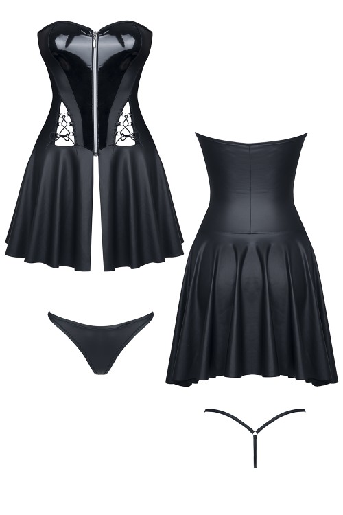 black mini dress Rita - L