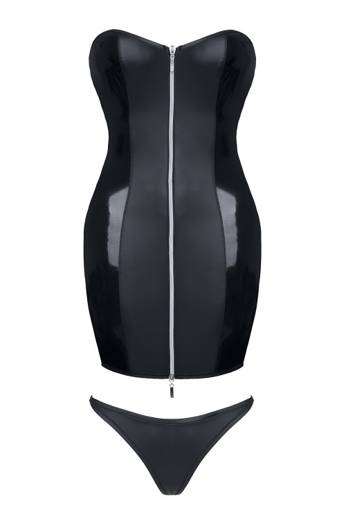 schwarzes Minikleid Greta - XL
