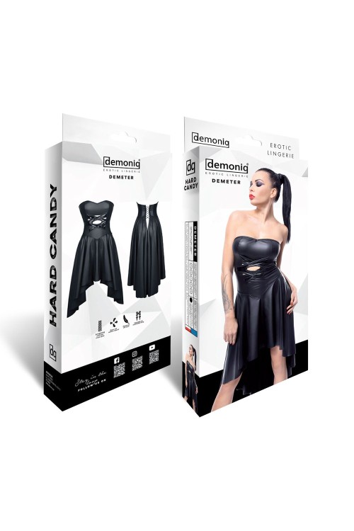black dress DE438 - XXL by Demoniq