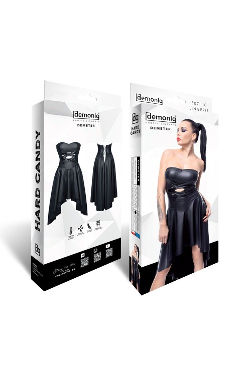 schwarzes Kleid DE438 - M von Demoniq