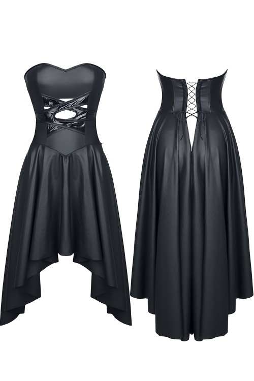 schwarzes Kleid DE438 - M von Demoniq