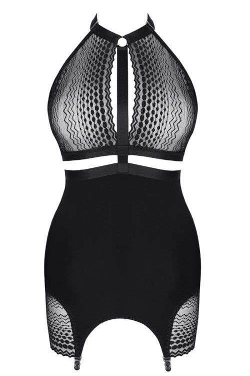 black suspender dress LXPriscila001 - L