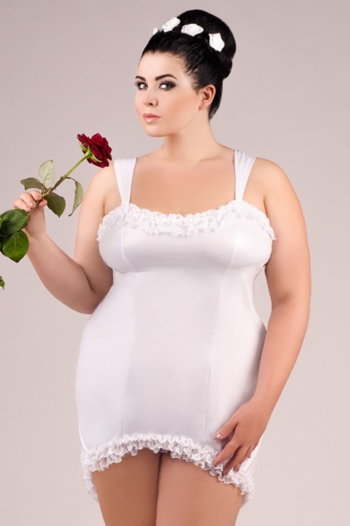 white dress E/2021 42/44 by Andalea Lingerie