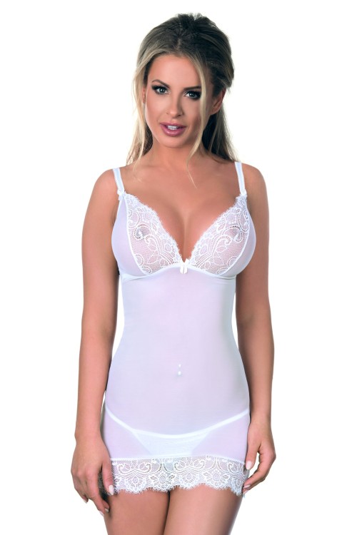 weißes Chemise R-621 - S/M