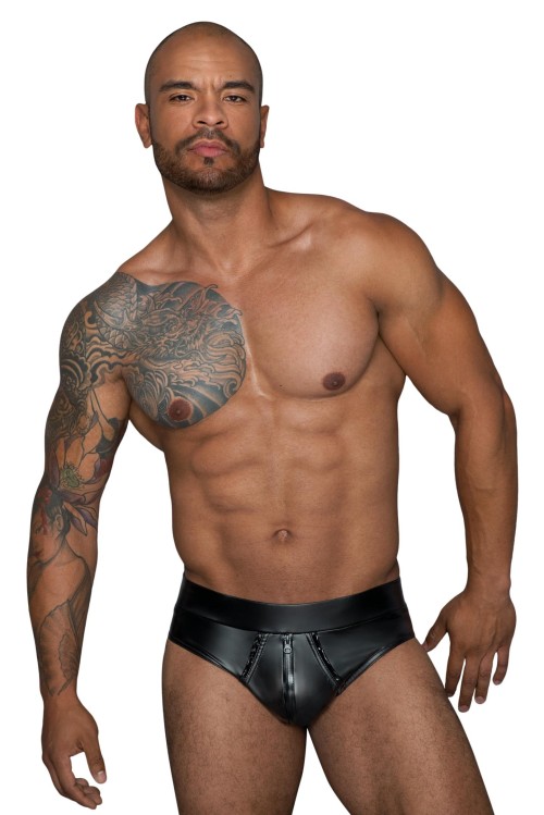 Shorts with continuous zipper H065 - S