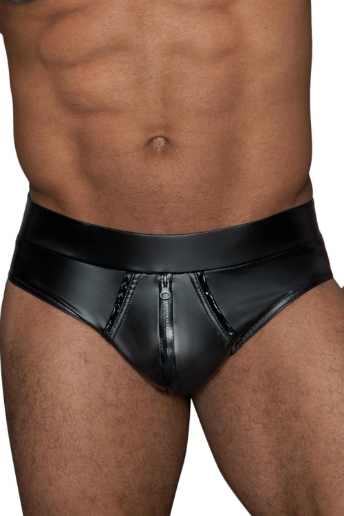 Shorts with continuous zipper H065 - S