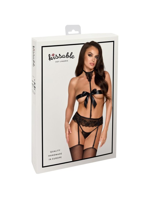 KISS244 4-piece lace set - S/M