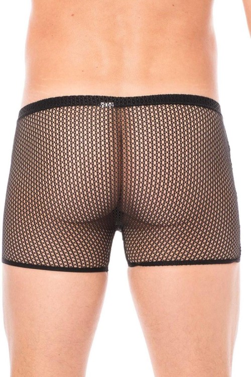 black fishnet Boxer Short 2007-67 - M