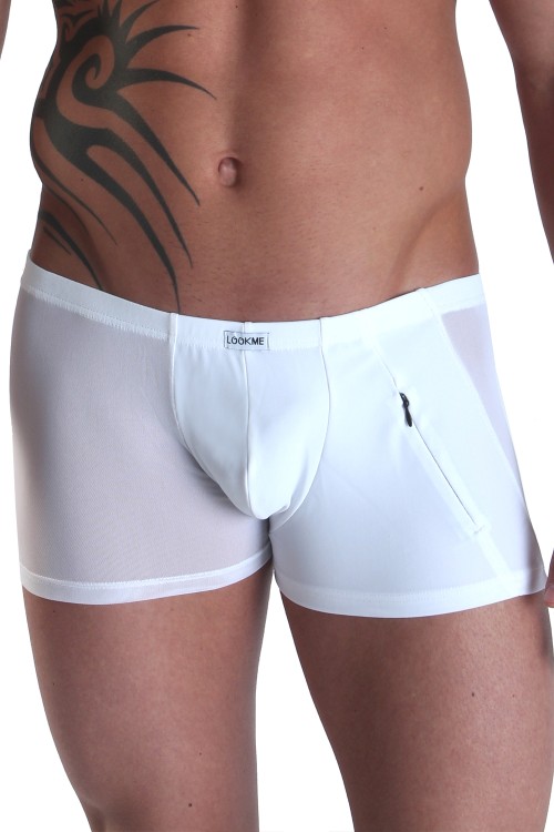 white Boxer Open Heart L by Look Me