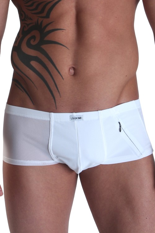 weißer Herren Short Open Heart S von Look Me