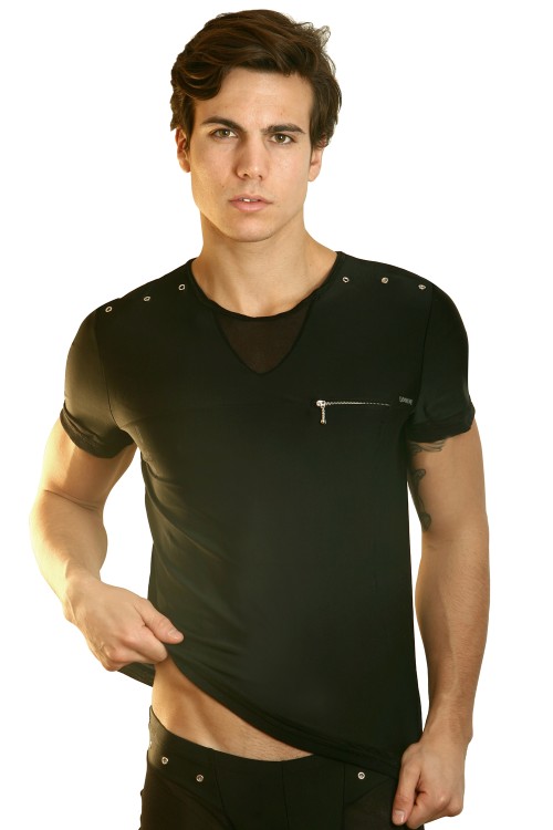 black T-Shirt Open Spirit M by Look Me