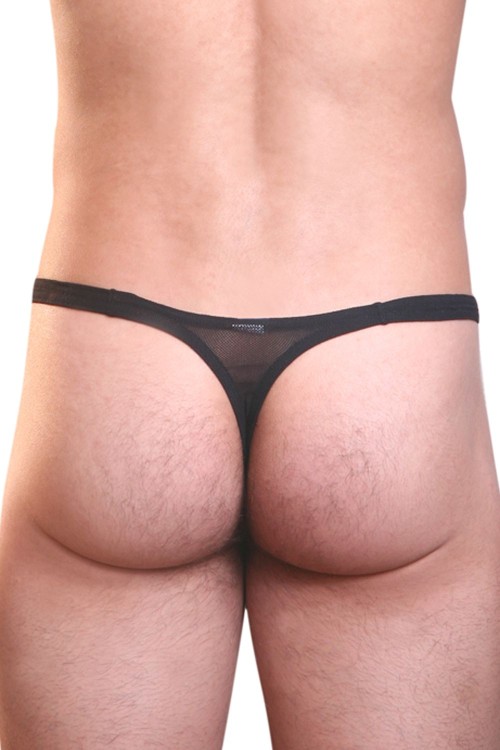 schwarzer Männer String-Tanga Audacious M von Look Me